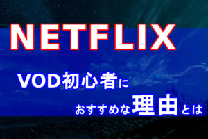 ネットフリックスVOD初心者におすすめな理由